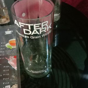 After Dark Whiskey Glass Upcycle