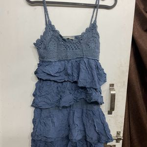 Women Crochet Spaghetti Dress