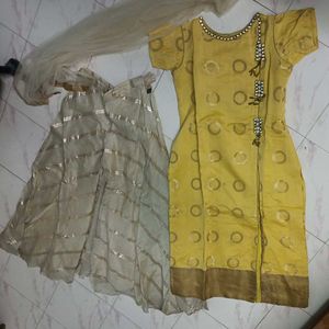 Beautiful Dress with plazo and dupatta