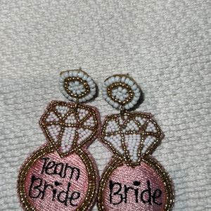 Team bride Earring