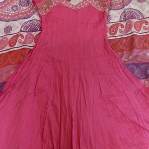 Beautiful Pink Anarkali Kurta