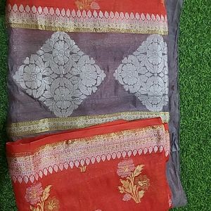 ❤️🩶 Fancy Pattu Saree ❤️🩶