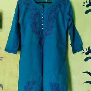 Blue Colour Short  Kurtha