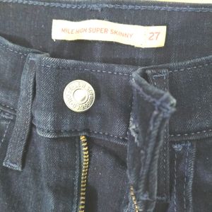 Levi High Super Skinny Jeans