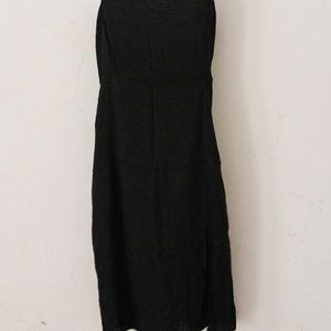 SEXY BLACK MIDI DRESS