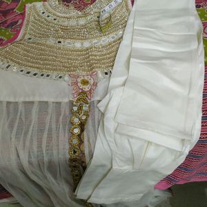 partywear indo-western kurti with chudidar salwar