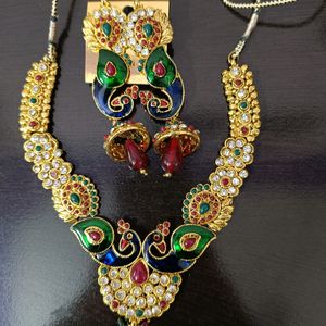 Jewellery Set... Artificial. Gold Plated