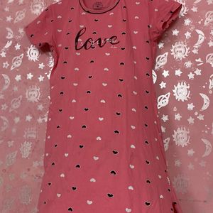 Pink Lounge T Shirt Woman