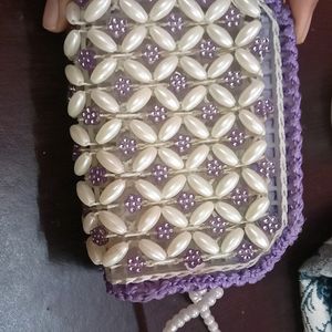 Pearl Wallet For Women .