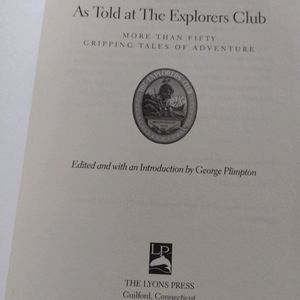 As Told at the Explorers club