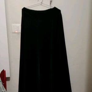 A Black Long Skirt