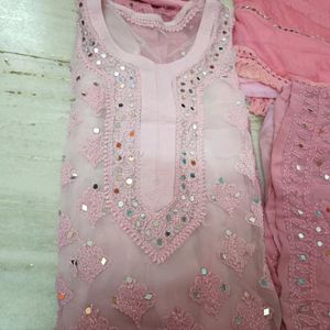 Lucknowi Chikankari Suit