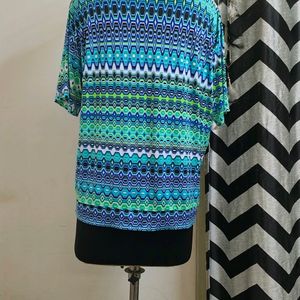 Plus Size Multi Colour Top