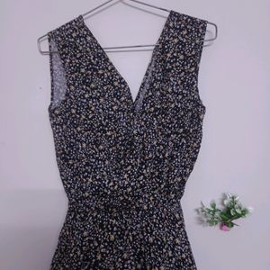 floral black dress