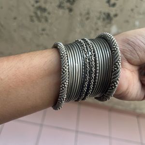 Silver Bangles