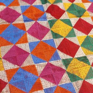 PEmbroidered Chiffon Phulkari Bagh Dupatta, Siz