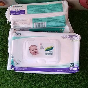 Himalaya Baby Wipes 72N×2