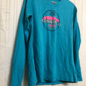 A4 Blue Long Sleeve T Shirt