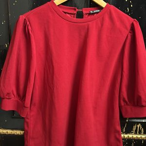 Shein Deep Red Top