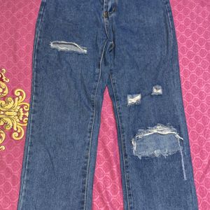 Blue Denim Jeans (Size- XS)