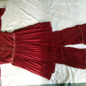 Maroon Sharara For Kids