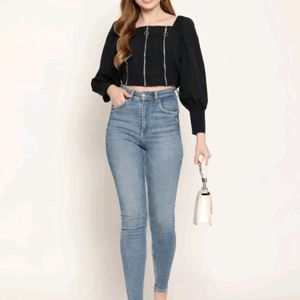 Off Shoulder Triple Chain Top