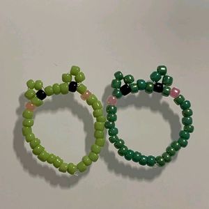 Cute Frog Beaded Ring