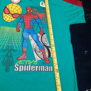 Spiderman Printed Tshirt With Tag