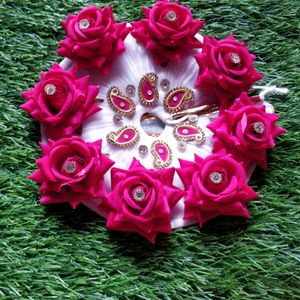 Designer Rose Dress For Ladoo Gopal Ji