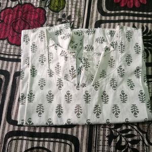 White Cotton Kurti