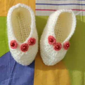 Crochet 🧶 Baby Girl Shoes