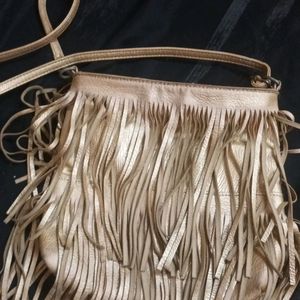 Fringe Leather Tassle Bag