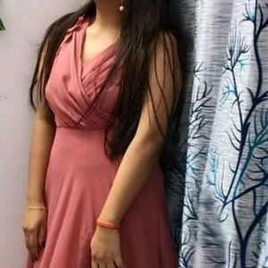 Long Pink Dress By Nykaa Fashion