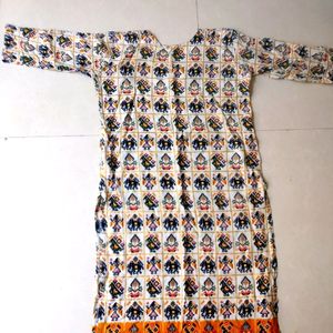 Malti Colour Patola Style Kurti