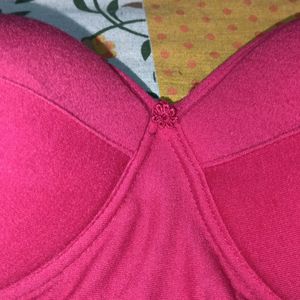 Hot 🔥 Pink 🩷 Padded Bra