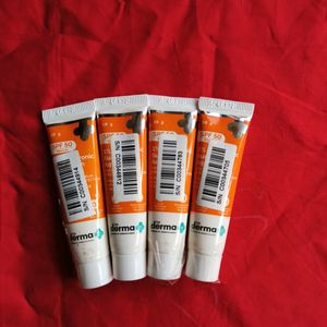 Pack Of 4 Derma Co Spg 50 Sunscreen