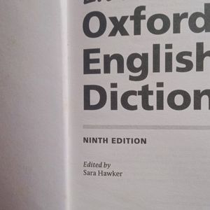 Oxford Dictionary