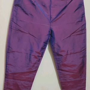 Purple🟣Kurta Plazo Pant Set For 34 Bust