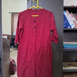 Red Kurta