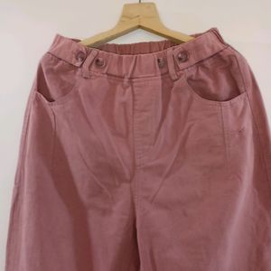 Women Elastic Waist Loose Pants