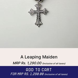 Y2k Pinterest Rhinestone Cross Necklace