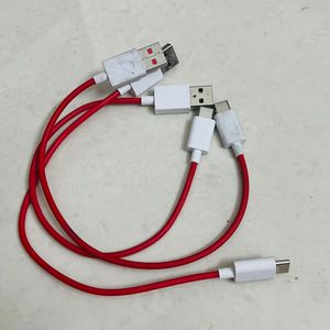 USB to TypeC Cable - Pack Of 3