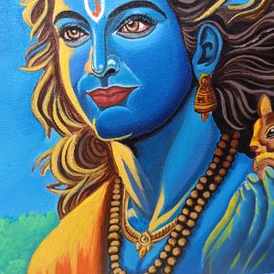 Shree Ram Canvas Painting