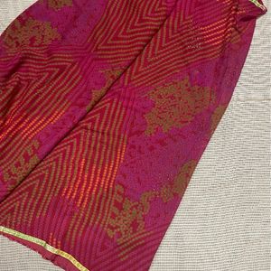 Mixed Colour Bandhani Saree