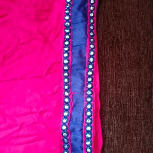 Meganta Pink A Line Kurti