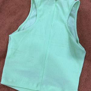 Neon Green Crop Top