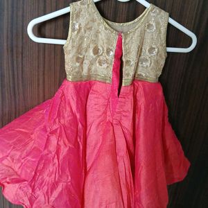 Double Coloured Kids Partywear