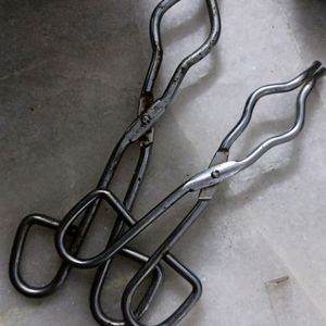 Medical Notepad  And Metal Tongs