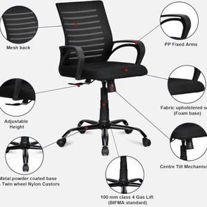 Ergonomic Office Chair with Adjustable Height