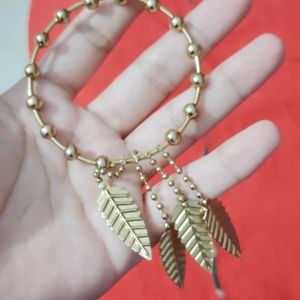 Beautiful Golden Bracelet For Girls.